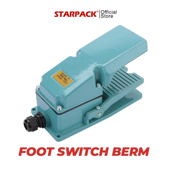 Jual Foot Switch Saklar Injak TFS-302 15A 250VAC - MERK BERM | Shopee ...