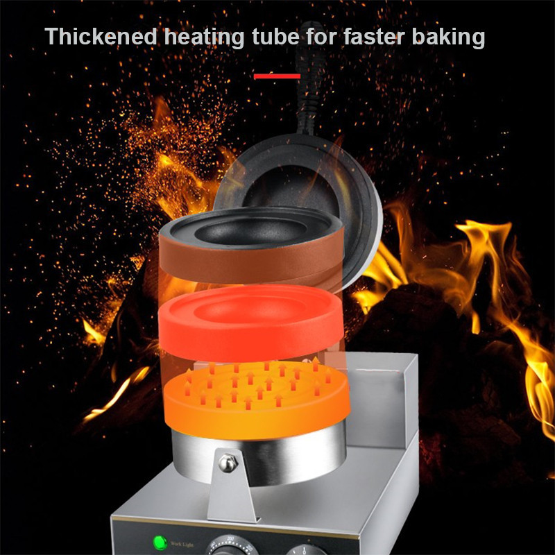Jual THE BEST Electric Ice Cream Waffle Machine UFO Burger Maker ...