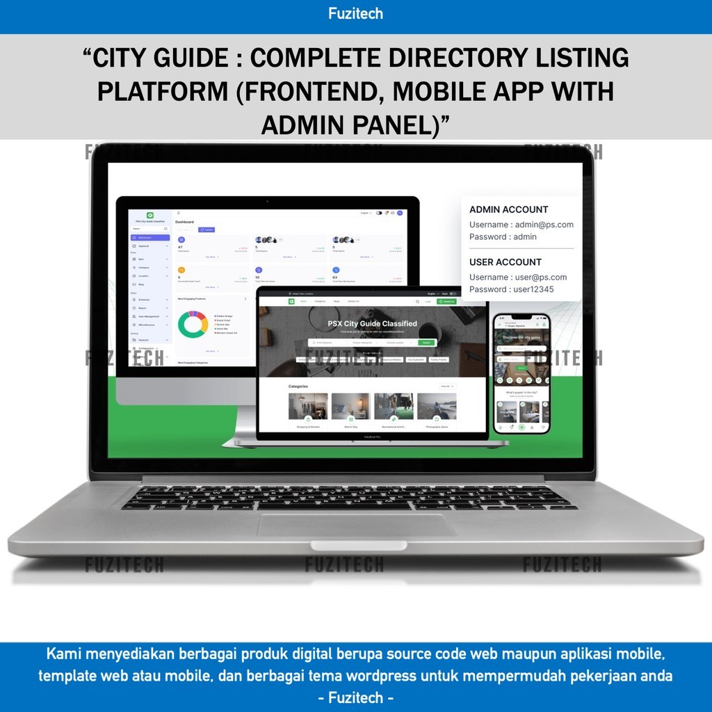 Jual SOURCE CODE APLIKASI WEB CITY GUIDE : COMPLETE DIRECTORY LISTING ...