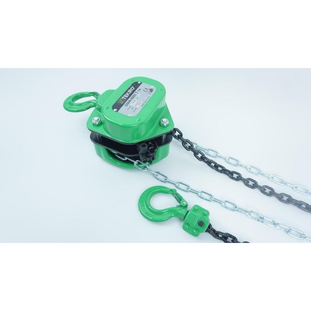 Jual TEKIRO CHAIN BLOCK 1 TON TAKEL ALAT PENGANGKAT ALAT BERAT KEREKAN ...