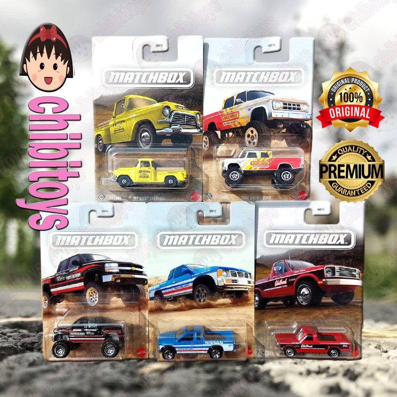 Jual Matchbox Truck Pickup Series Set 5 Pcs Nissan GMC Mooneyes Ford ...