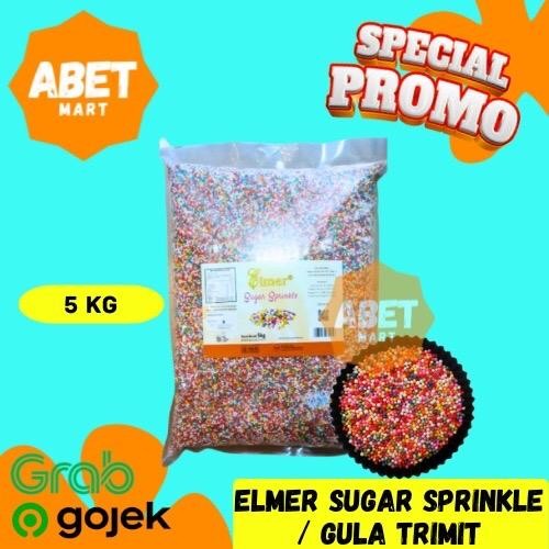 Jual Elmer Sprinkle 5Kg - 5 Kg Spikel Gula Trimit Warna Warni Hiasan ...