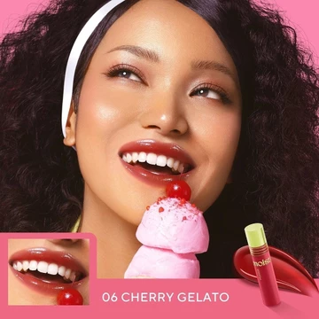 NEW! WARDAH Moist Dew Tint 3 G Moisture Liptint Glossy Ombre Tint