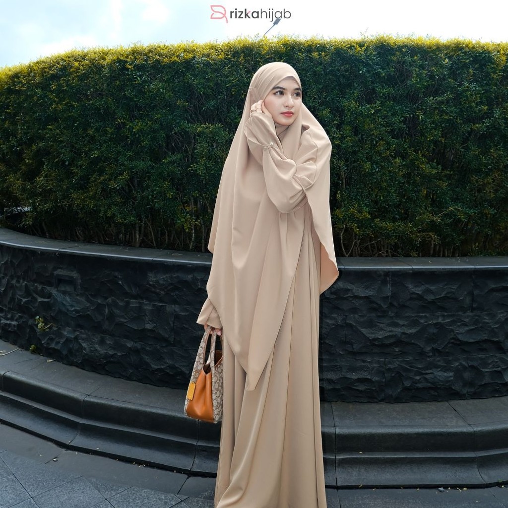 Rizka Hijab - Saliha Abaya Set French Khimar