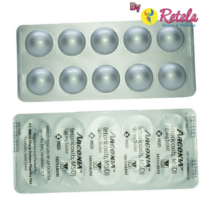 Jual ARCOXIA 120 MG 1 BLISTER 10 TABLET | Shopee Indonesia