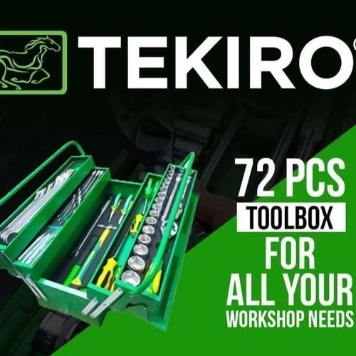 Jual Mekanik Tool Set 72 Pcs Merk Tekiro / Tools Box Set 72 Pcs ...