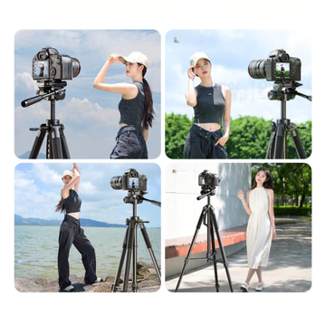 Tripod Hp 140cm 360 Derajat Remote Bluetooth Selfie Ngonten Tripod Kamera DSLR Hp Serbaguna 3366
