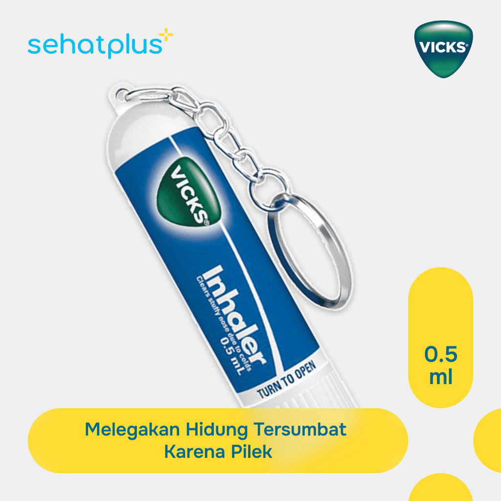 Jual VICKS INHALER KEY CHAIN TABUNG SEDOT 0.5 ML | Shopee Indonesia