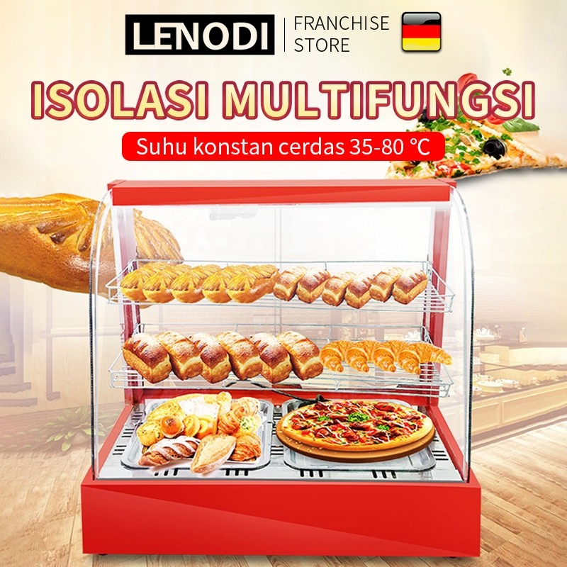 Jual LENODI Rak penyimpanan penghangat kabinet pemanas vertikal multi ...