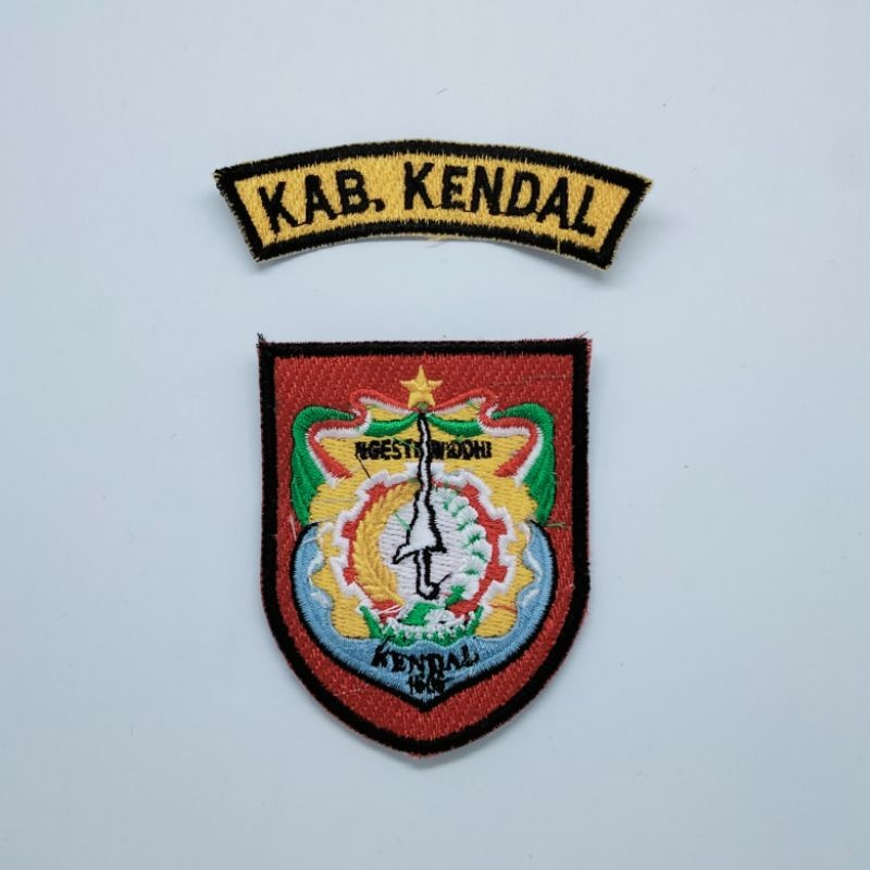 Jual Logo Bordir Kabupaten Kendal / Begde / Badge / Logo / Emblem ...