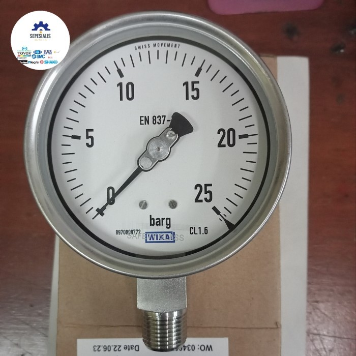 Jual pressure gauge Wika 4