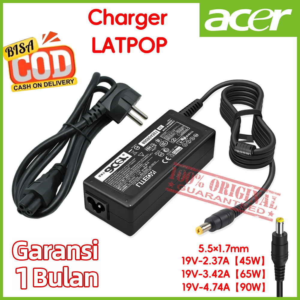 Jual Aicasc-Acer Laptop Adaptor Charger Original Casan EMBS BIG Plug ...