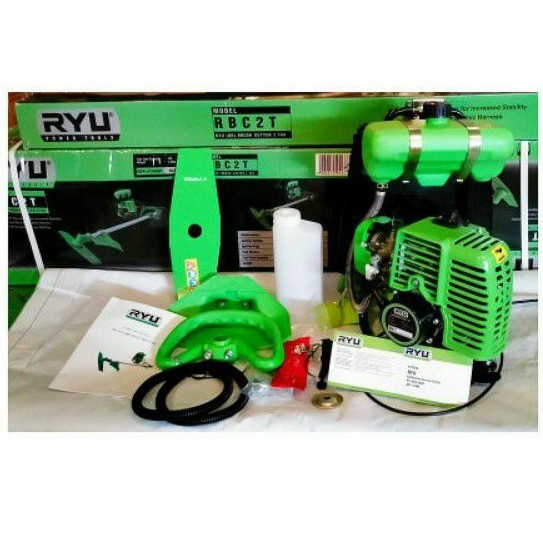 Jual RYU MESIN POTONG RUMPUT RBC 2T / RYU MESIN GENDONG BENSIN POTONG ...