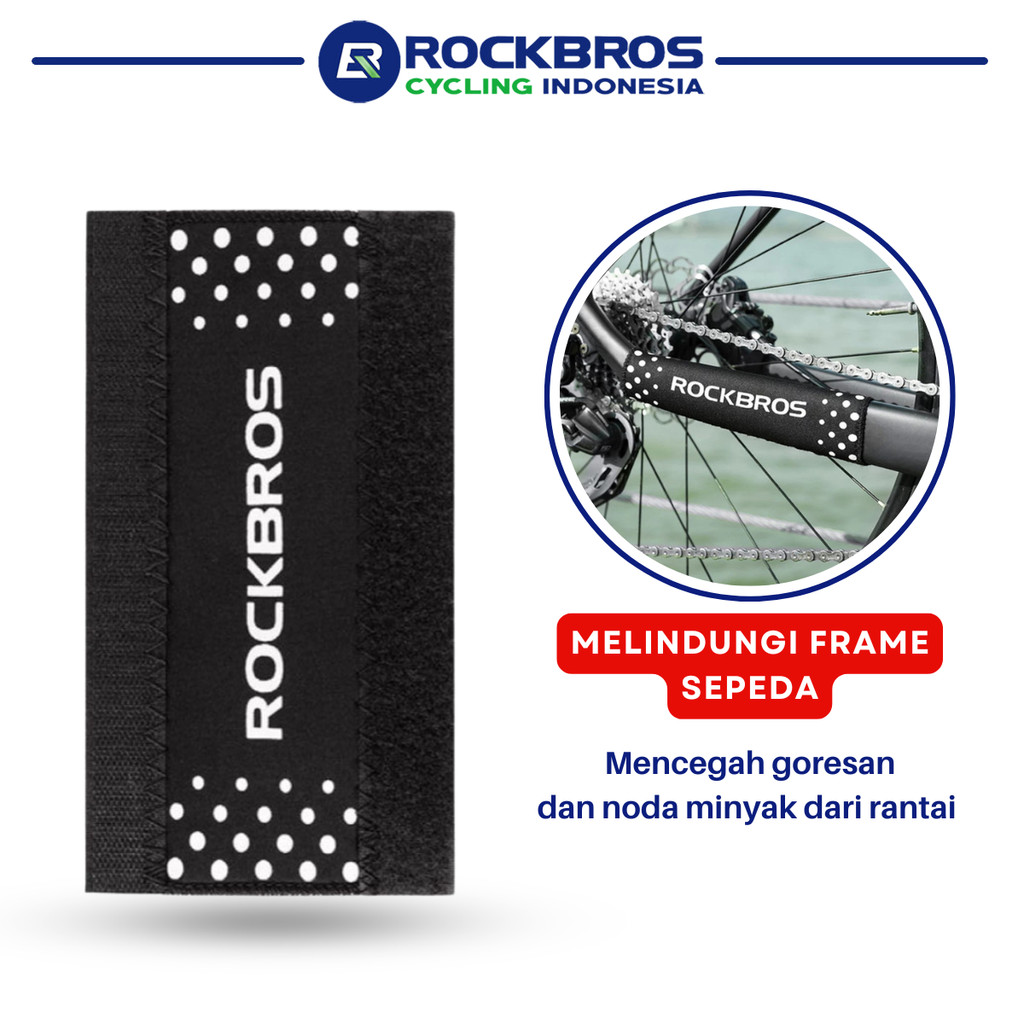 Jual ROCKBROS Pelindung Frame Rantai Sepeda Chain Guard Cover Anti ...