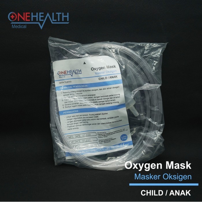 Jual [COD] Masker Oksigen ONEHEALTH Oxygen Mask One Health Dewasa Anak ...