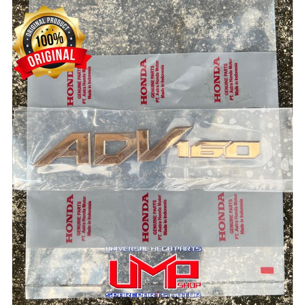 Jual emblem logo tulisan adv 160 gold honda adv 160 original | Shopee ...