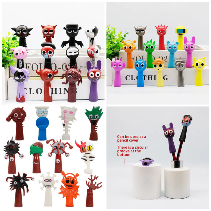Jual Sprunki Figure Set / Mainan Sprunki Kualitas Premium | Shopee ...