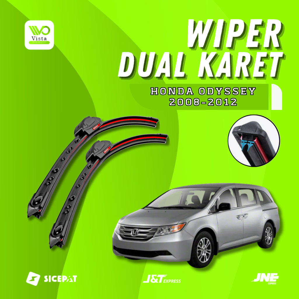 Honda Odyssey 2012 Wiper Sizenull