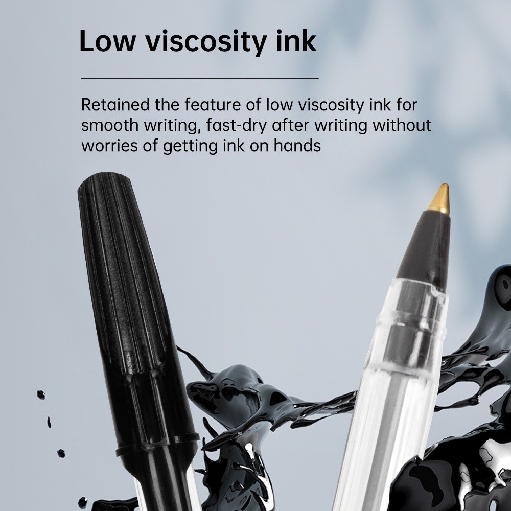 Deli Ballpoint Pen / Pulpen Bolpoin Tip 0.7 MM 1 PCS Penulisan Lancar dan Halus EQ1-XX (4)