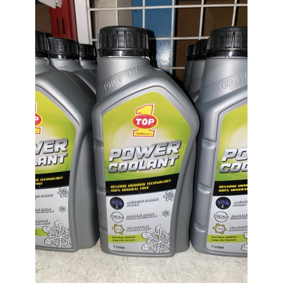 Jual Air Radiator Top 1 Power Coolant Warna Hijau (1 Liter) | Shopee ...
