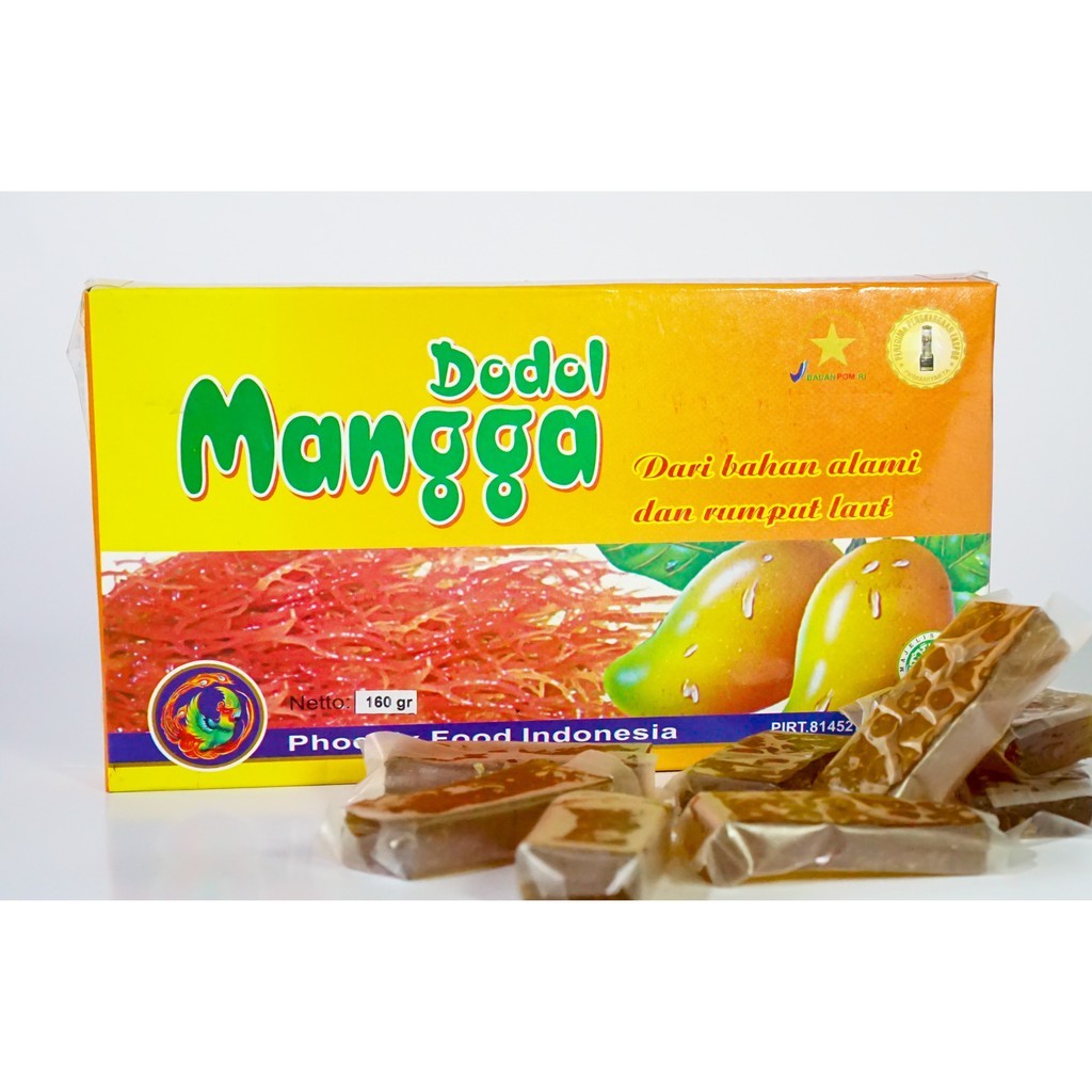 Jual Dodol Mangga Rumput Laut Kotak 160 gr Oleh Oleh Khas Lombok ...
