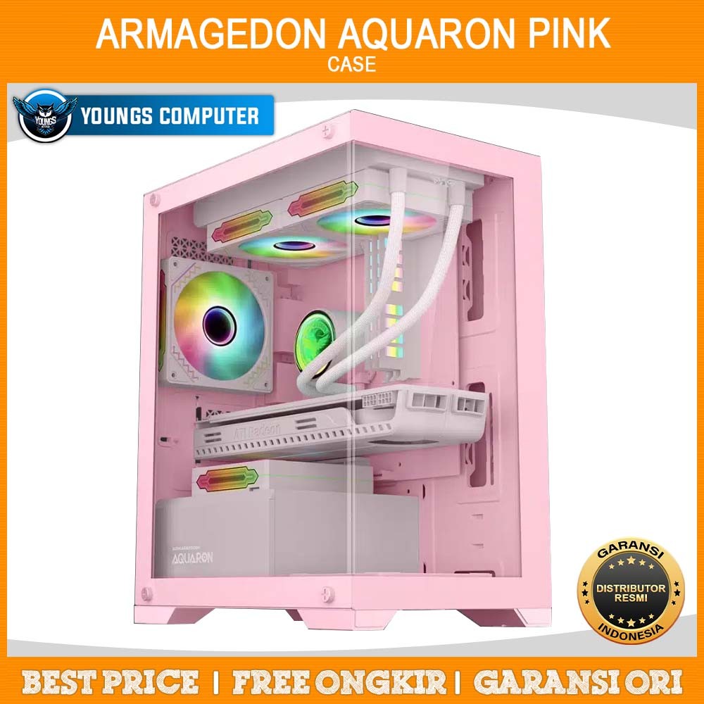 Jual CASING ARMAGEDON AQUARON PINK + FAN CORE 12 CROMA | Shopee Indonesia