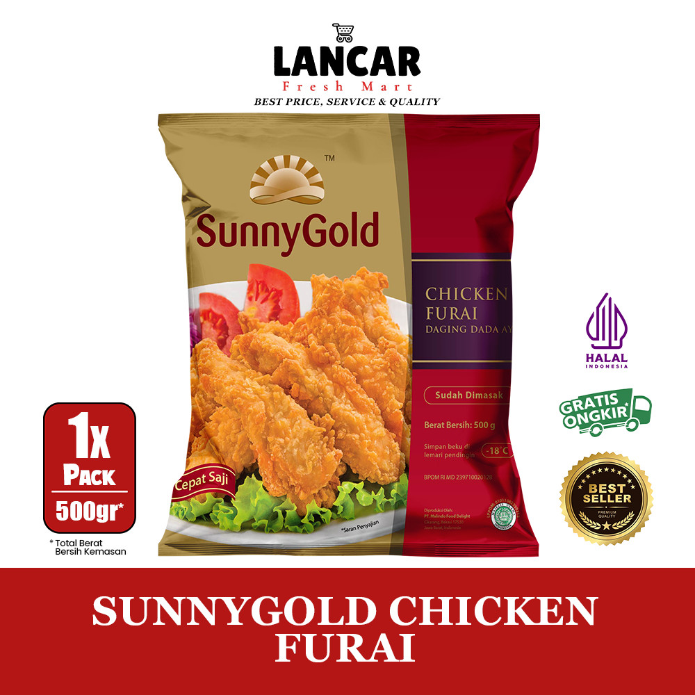 Jual SUNNYGOLD CHICKEN FURAI 500GR | Shopee Indonesia