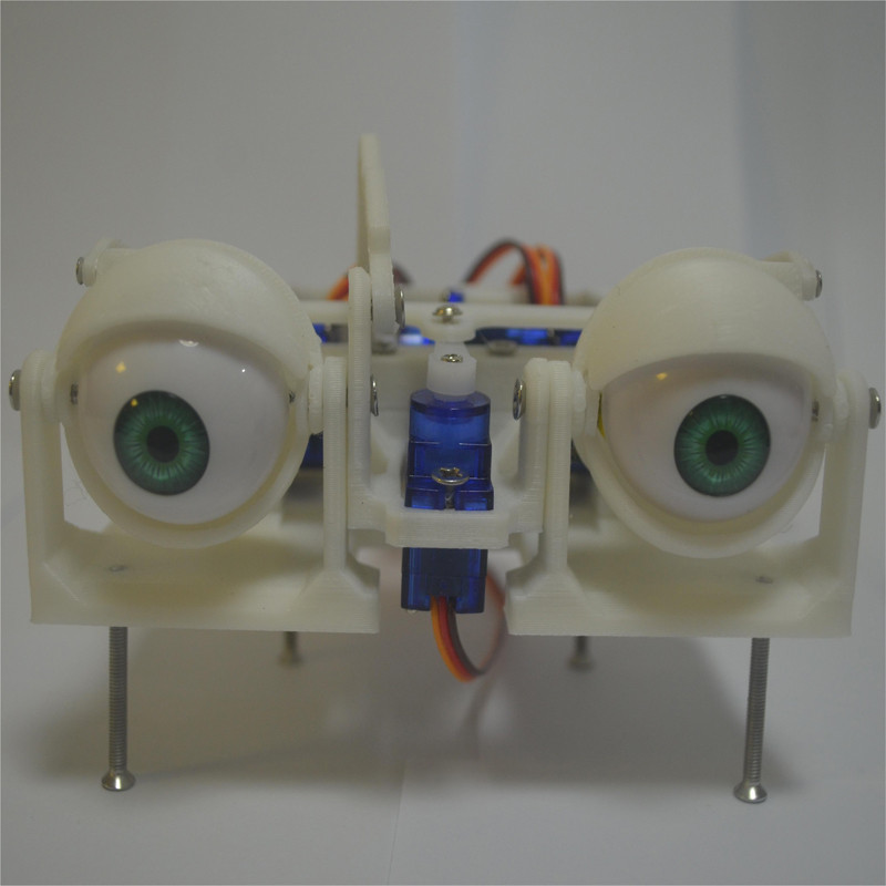 Jual PS2 Control Robot Eyes SG90 3D Robotic Eye Frame For Arduino Robot ...