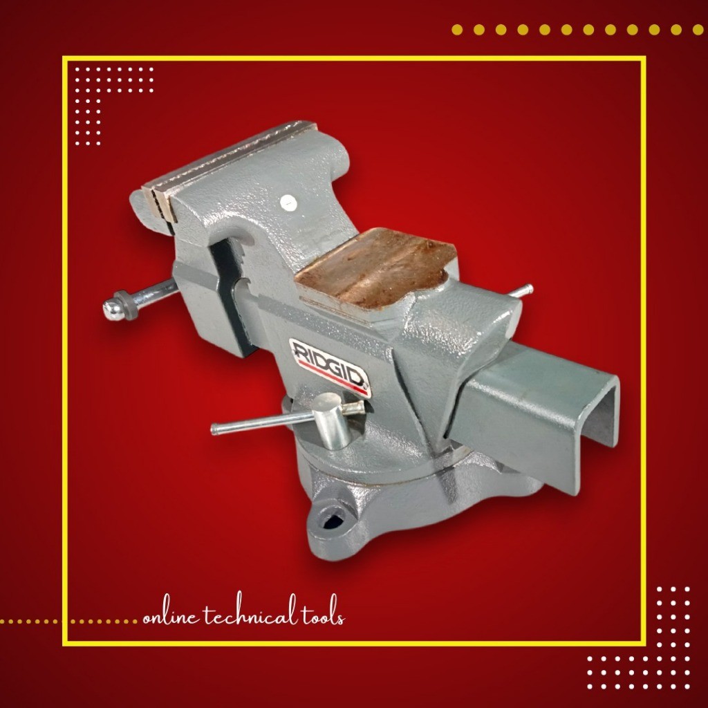 Jual RIDGID Benz Vise 5”, 6”, 8” – Catok Jepit / Ragum Bench Vise Putar ...