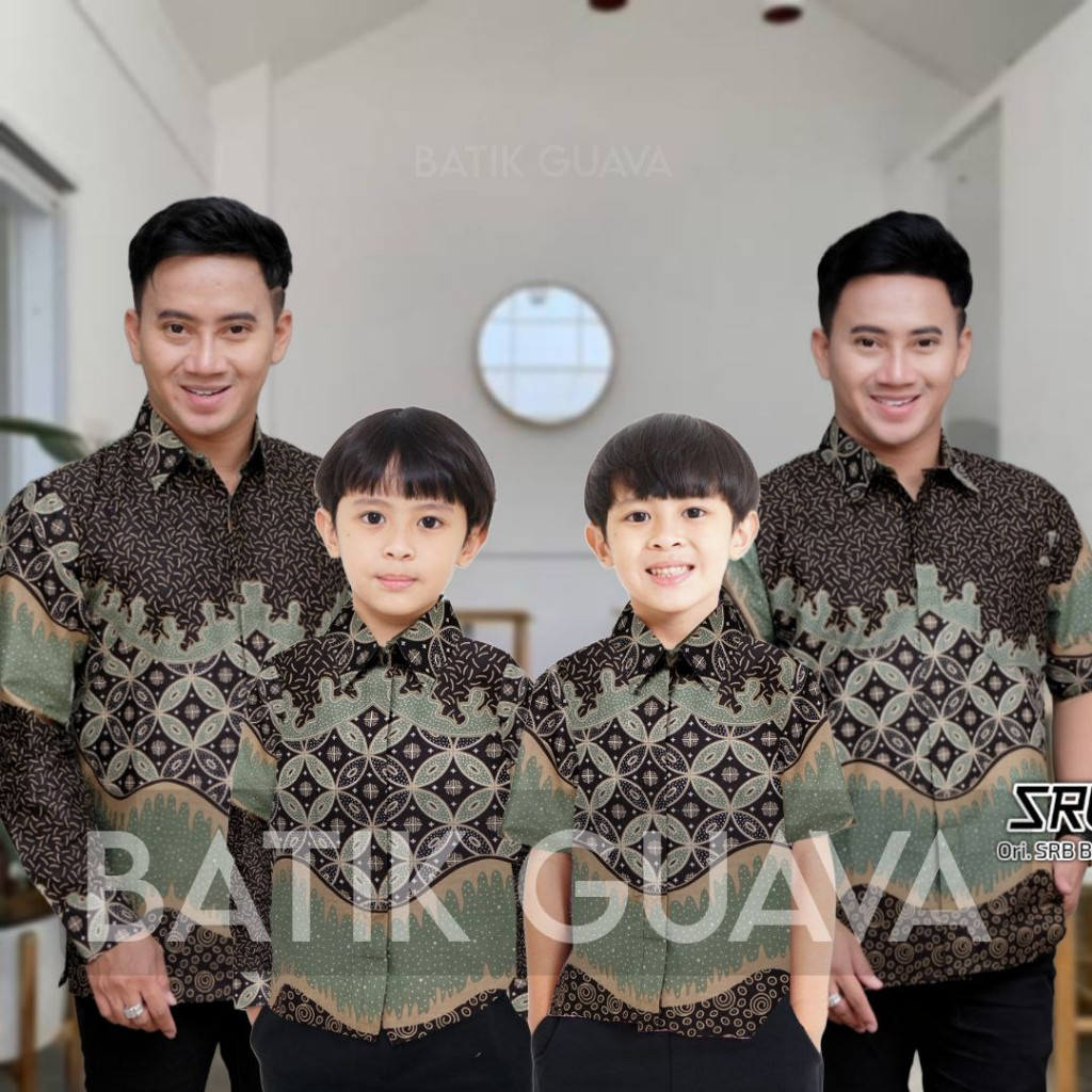 Jual Seragam Batik Zain - Terbaru Couple Sweet Batik Ayah dan Anak ...