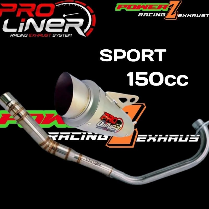 Jual cod bosku Knalpot Racing Proliner Sanblas 150cc Vixion R15 CB150 ...