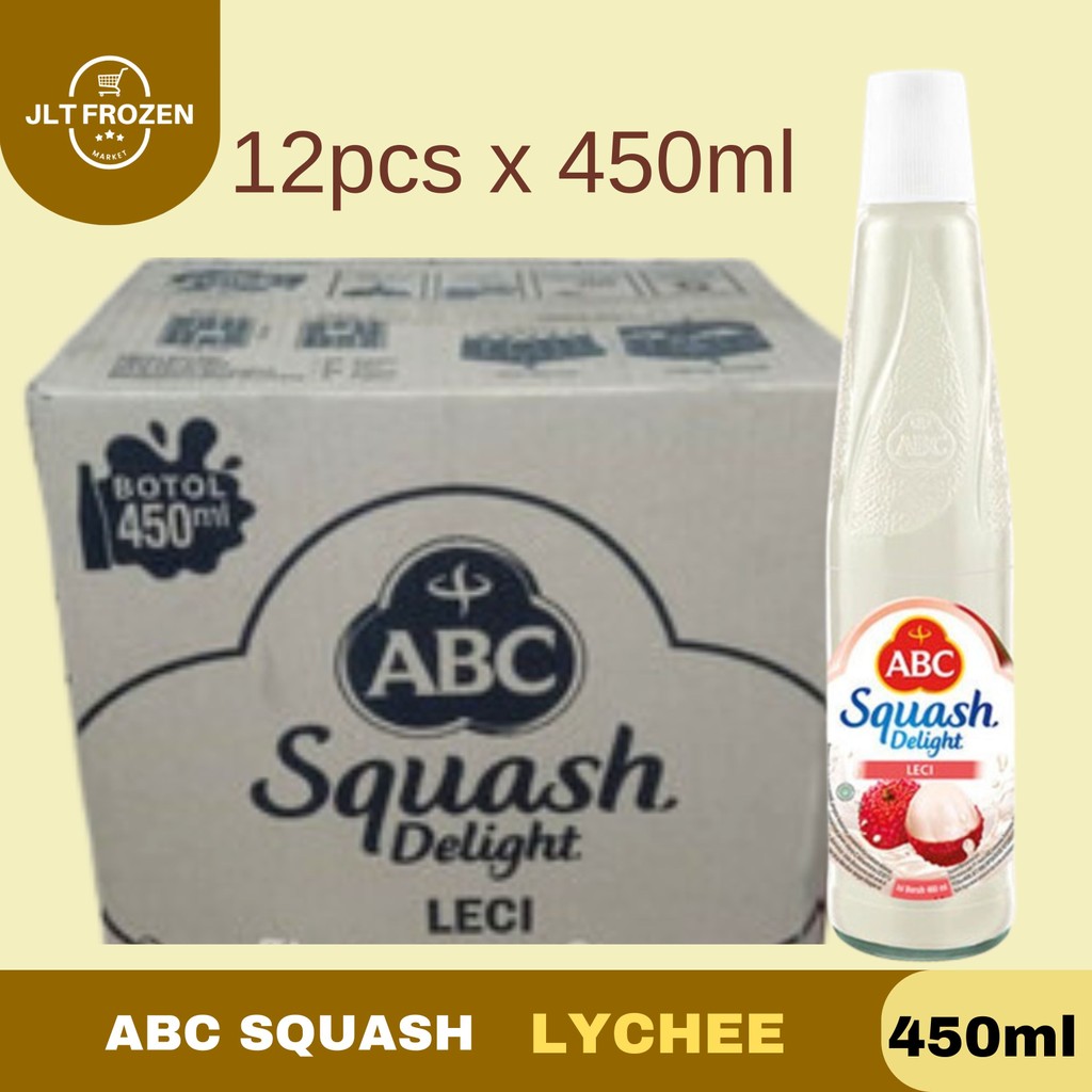 Jual ABC Squash Delight Orange Sirup / Lychee Sirup 1Karton 12 pcs ...