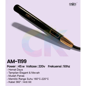 ( ) AMARA AM 1199 Catokan Rambut Professional Hair Straightener CK