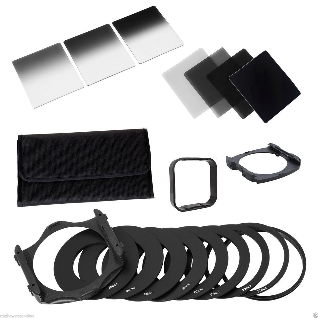 Kit Filtros Cokin Formato Cokin Série P - 9 Peças Total Colorido