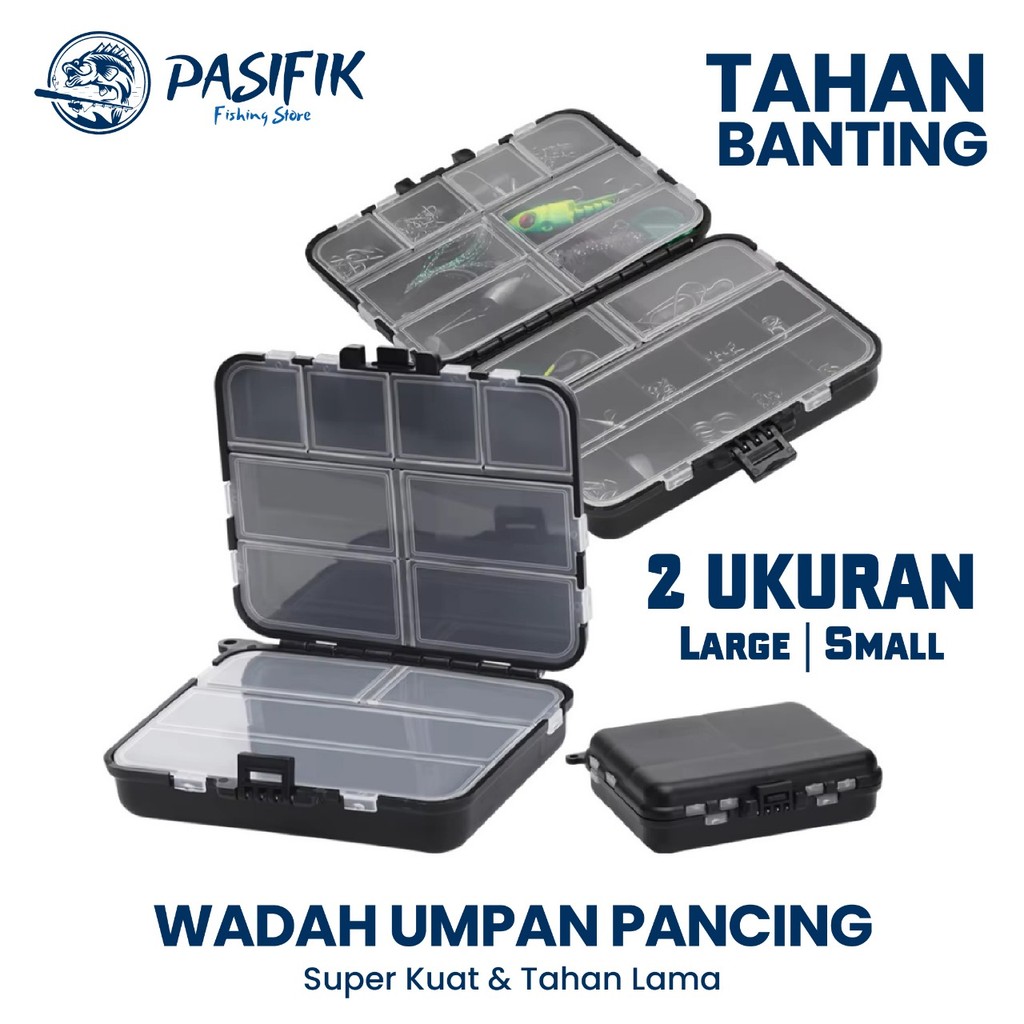 Jual New Stock Box Kotak Umpan Perkakas Kail Pancing Waterproof Case ...