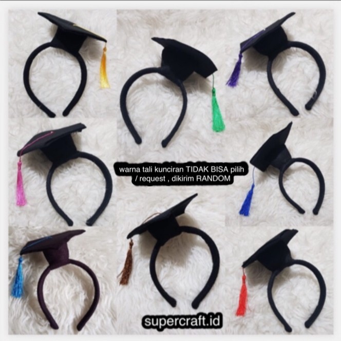Jual Bando Toga Wisuda Graduation Sarjana Diploma Topi Toga Cap ...