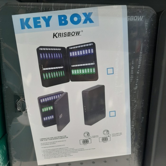 Jual key box kotak penyimpanan kunci krisbow 36key | Shopee Indonesia