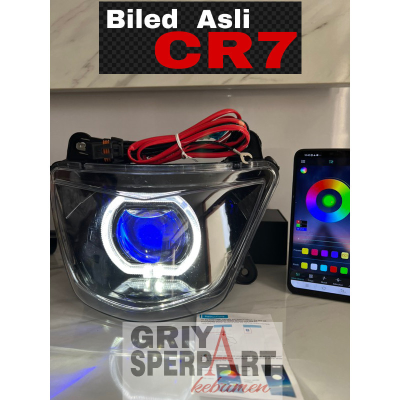 Jual Lampu depan Ninja 150 R Lama barong custome biled ASLI Projector ...