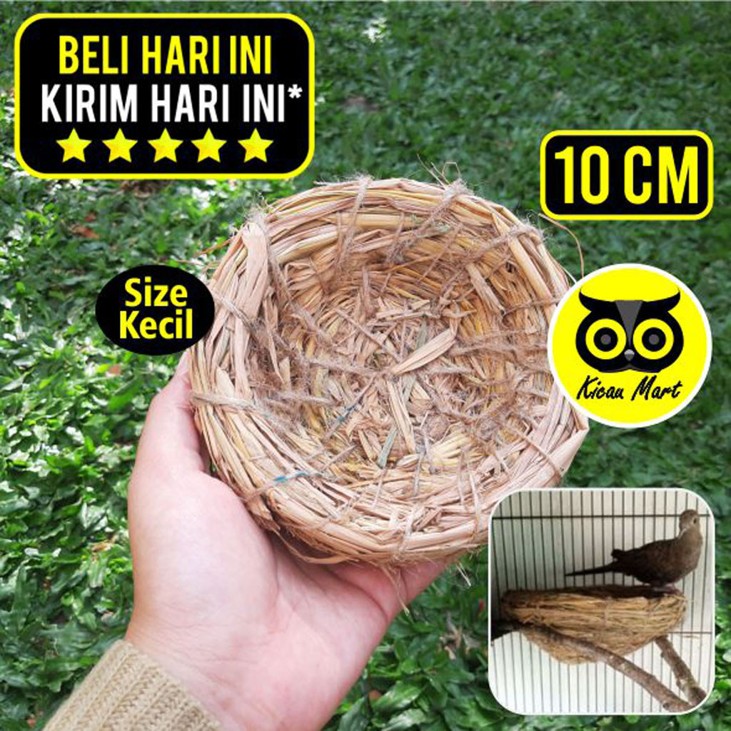 Jual KICAU MART TARANGAN JERAMI SARANG SUSUH SERAT JERAMI KECIL TEMPAT ...