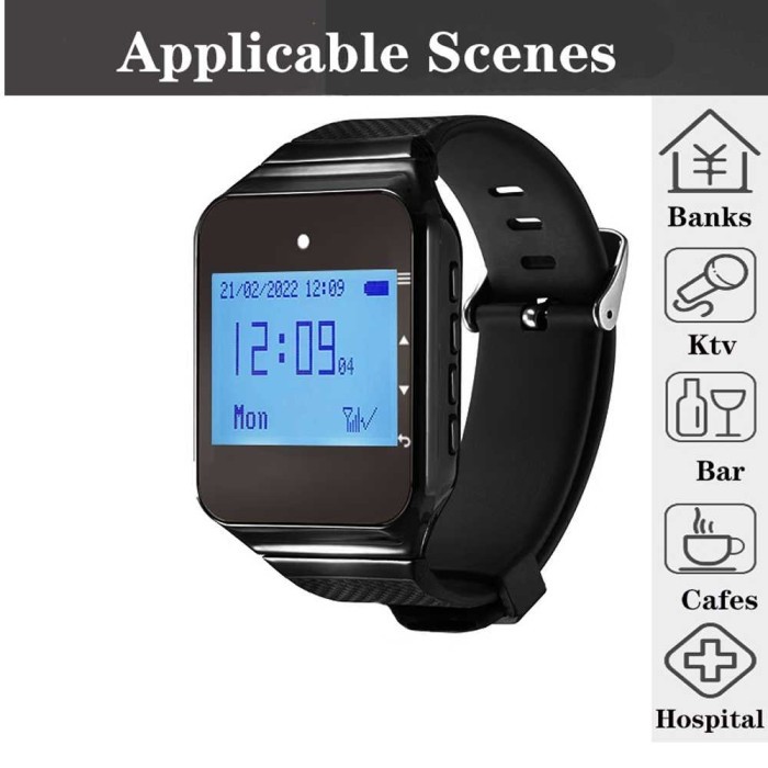 Jual BELL TOMBOL BEL BUTTON BASE JAM TANGAN WATCH RECEIVER PAGER TABLE ...
