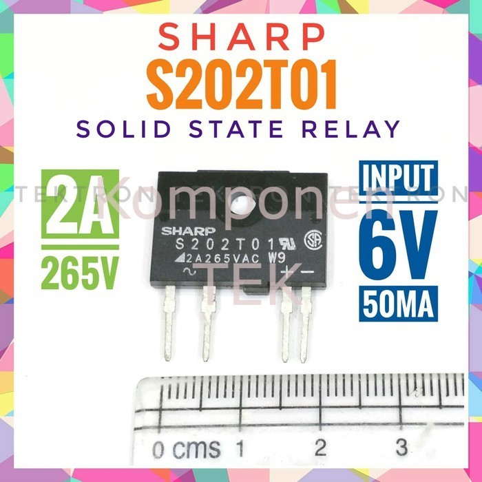 Jual SHARP SSR S202T01 solid state relay 2A 260VAC | Shopee Indonesia