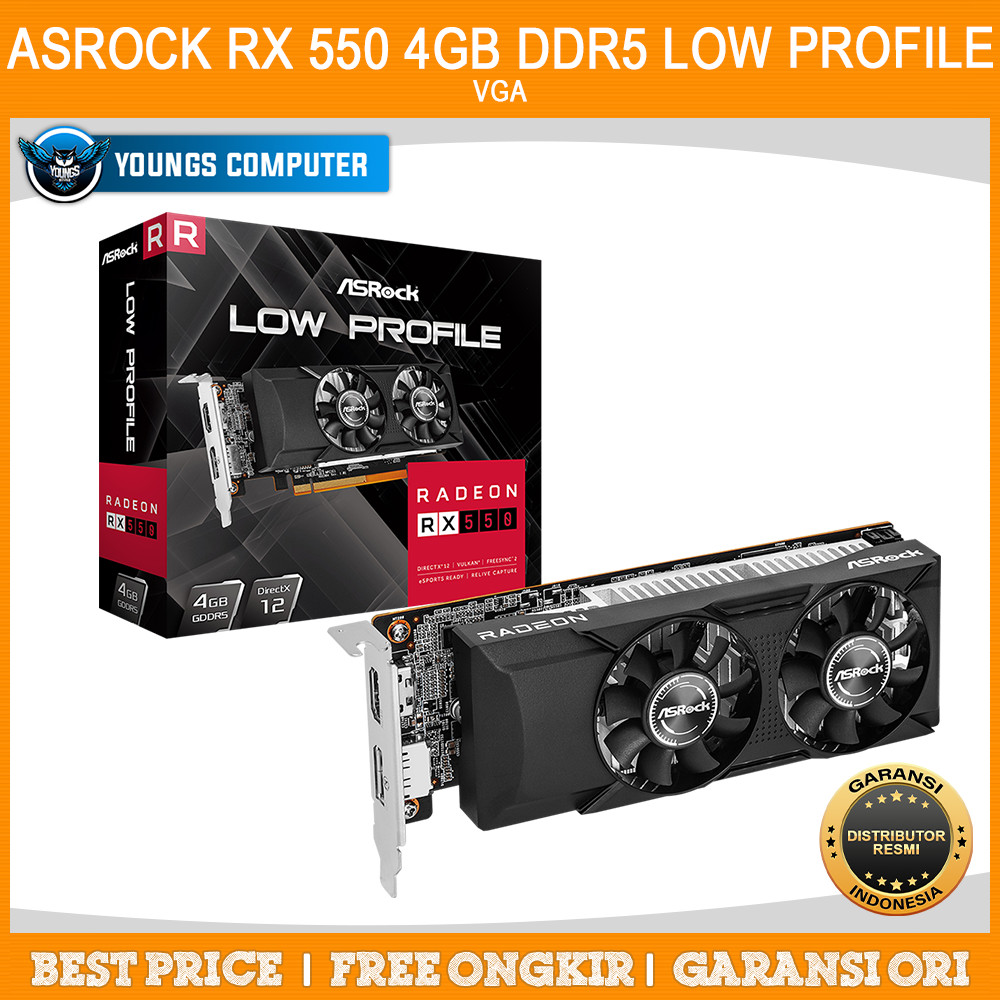 Rx 550 low profile 4gb