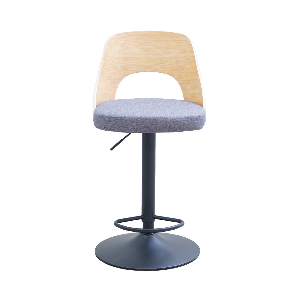 Jual Informa Aucy Kursi Bar Fabric Natural Bar Stool Kursi Kafe ...