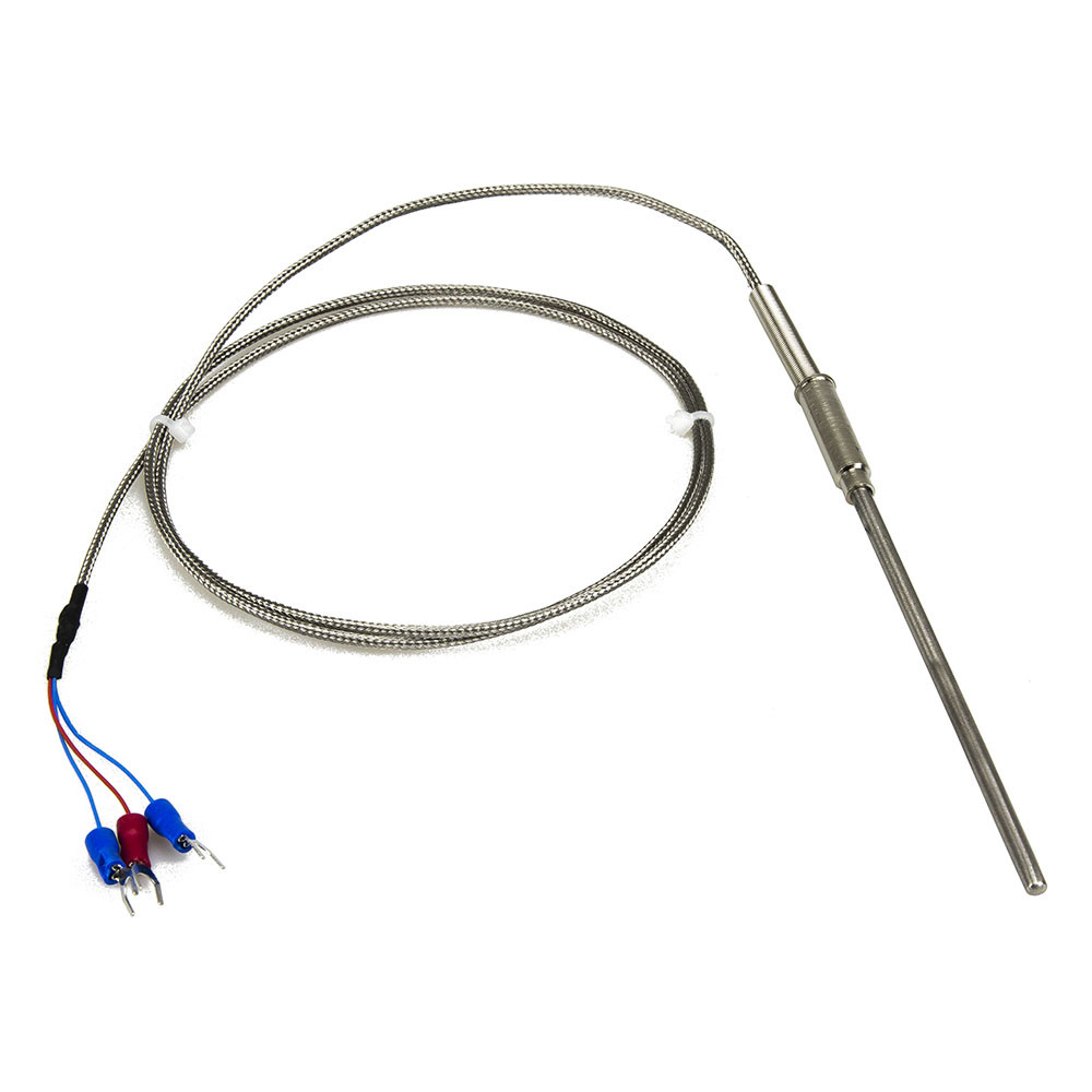 Jual FTARP08 PT100 type 1m metal braided cable 100mm flexible probe ...