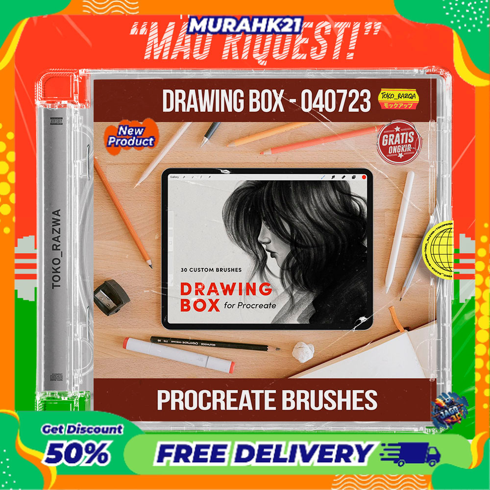 Jual Procreate Brushes - Drawing Box - 040723 PROCEATEBRUSH | Shopee ...