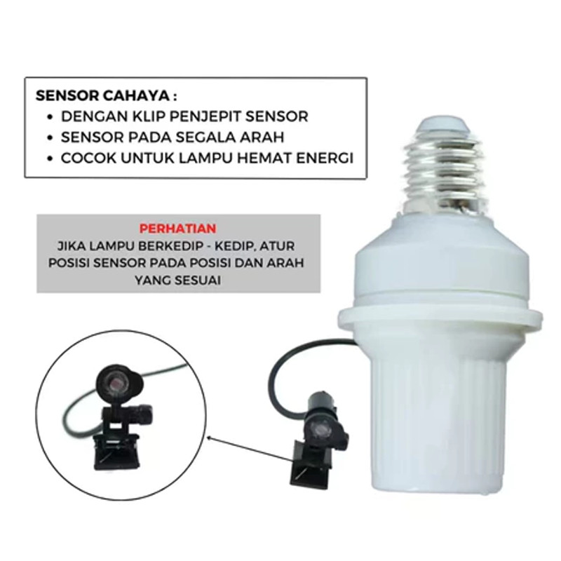 Jual Piting Sensor Cahaya Fitting Sensor Cahaya Lampu Fitting Lampu ...