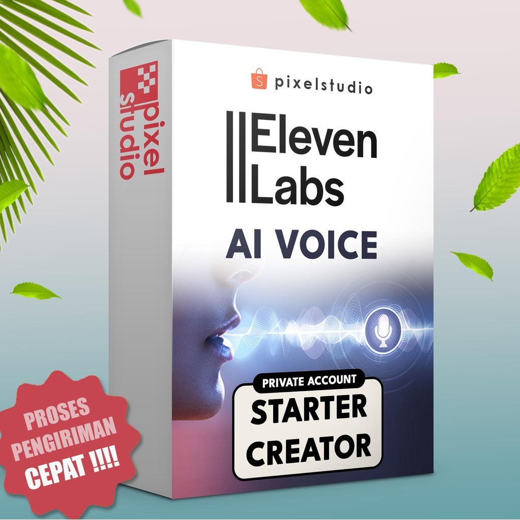Jual ElevenLabs AI Voice Cloning - Optimalisasi Suara Digital 30 Hari ...