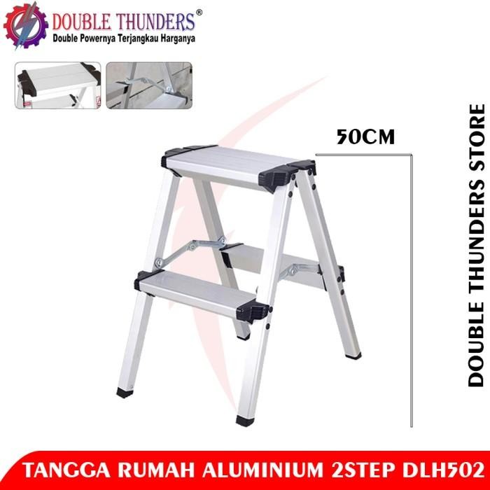 Jual Ready DT Tangga Lipat Slim 2 Step Tangga Lipat Aluminium 2 Tingkat ...