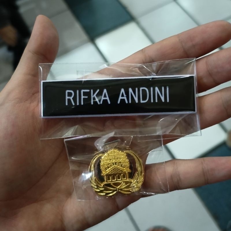 Jual Paket Name Tag & Pin/Lencana Korpri | Shopee Indonesia