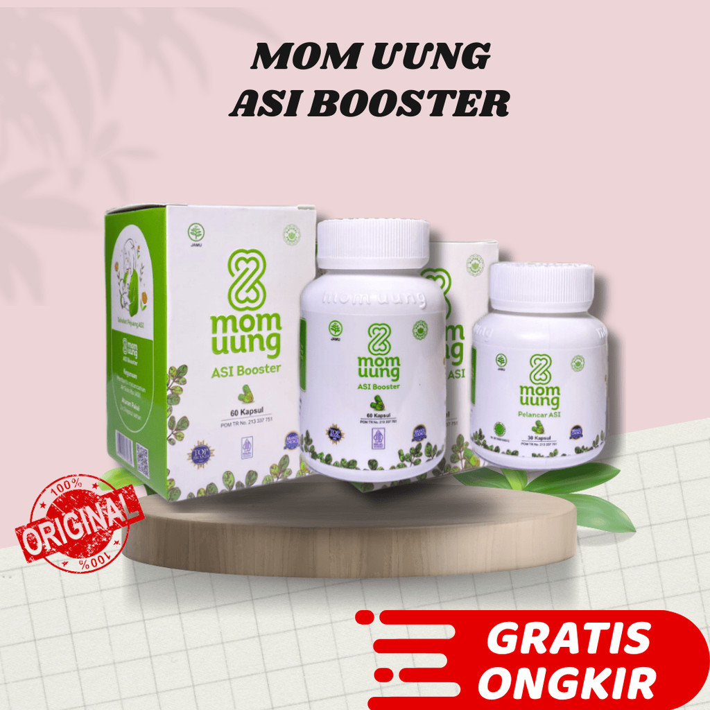 Jual MOM UUNG ASI BOOSTER 60CAPS 30CAPS PELANCAR ASI BOOSTER MOM UUNG